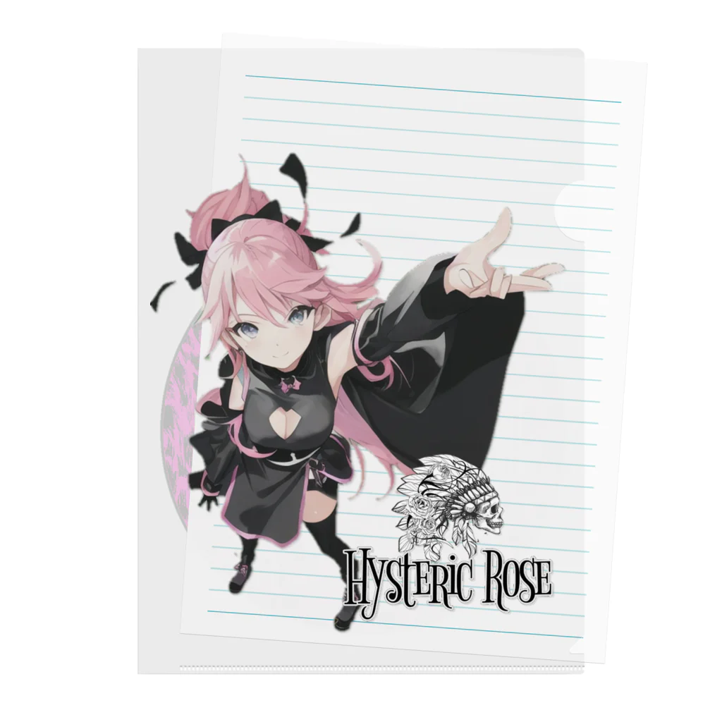 Bounty rose studio アパレルのHystericrose クレア Clear File Folder