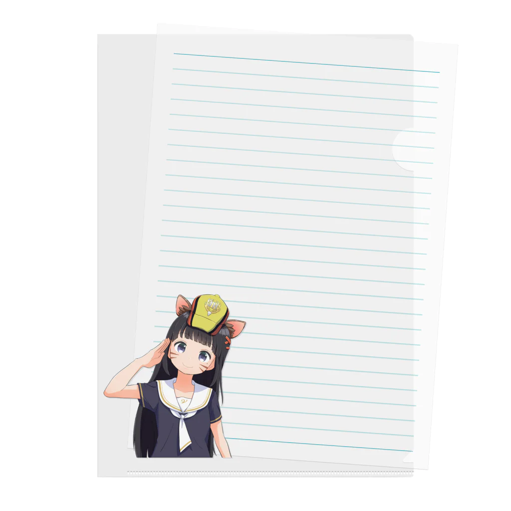 せきはんのお土産やさんのせきはん Clear File Folder