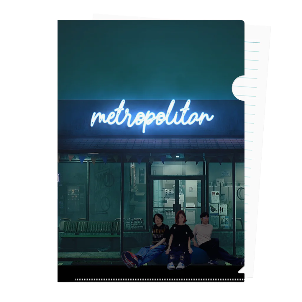 nirgilis_official_shopのニルギリス「metropolitan」公式グッズ　ジャケット クリアファイル クリアファイル