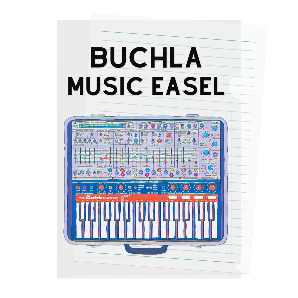 Vintage Synthesizers | aaaaakiiiiiのBuchla Music Easel Vintage Synthesizer クリアファイル