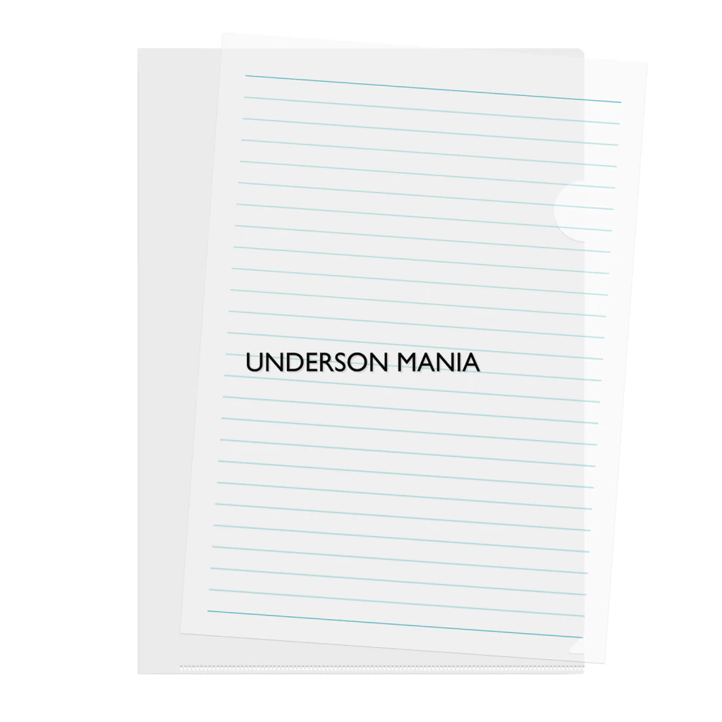 UNDERSON STOREのUnderson mania クリアファイル