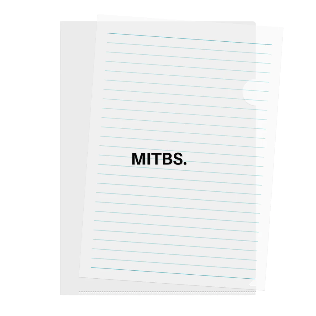 MITBS.のMITBS. Clear File Folder