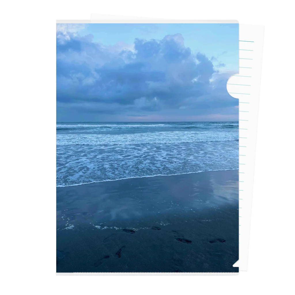 豊風本舗の夏の九十九里浜の浜辺　３ Clear File Folder