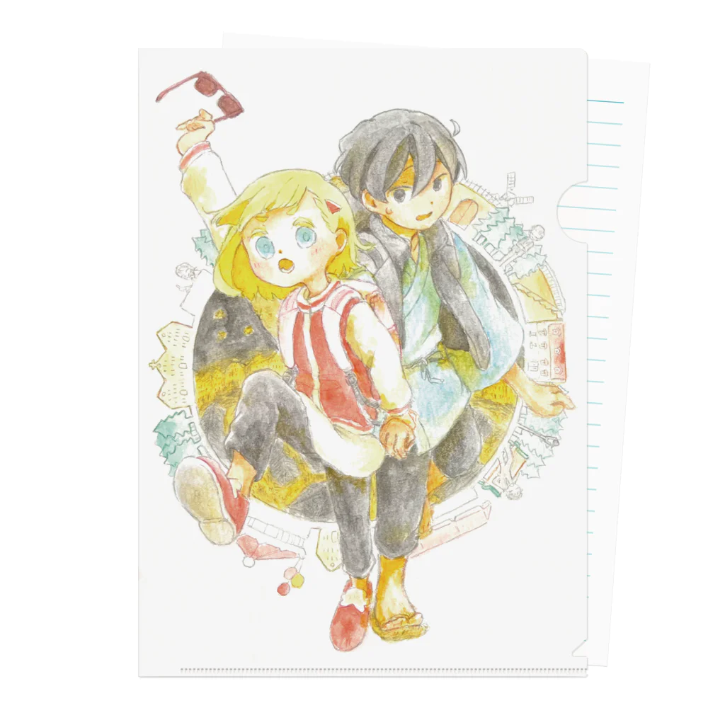 7tsukiの大冒険の第一歩 夏祭りの夜 Clear File Folder