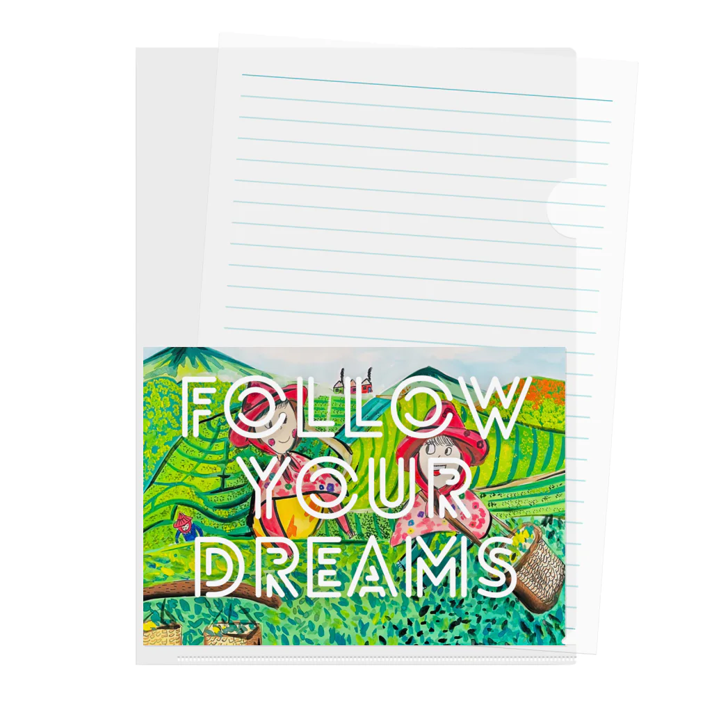 GASCA ★ FOLLOW YOUR DREAMS ★ ==SUPPORT THE YOUNG TALENTS==の【夏】GASCA Winner Series Clear File Folder