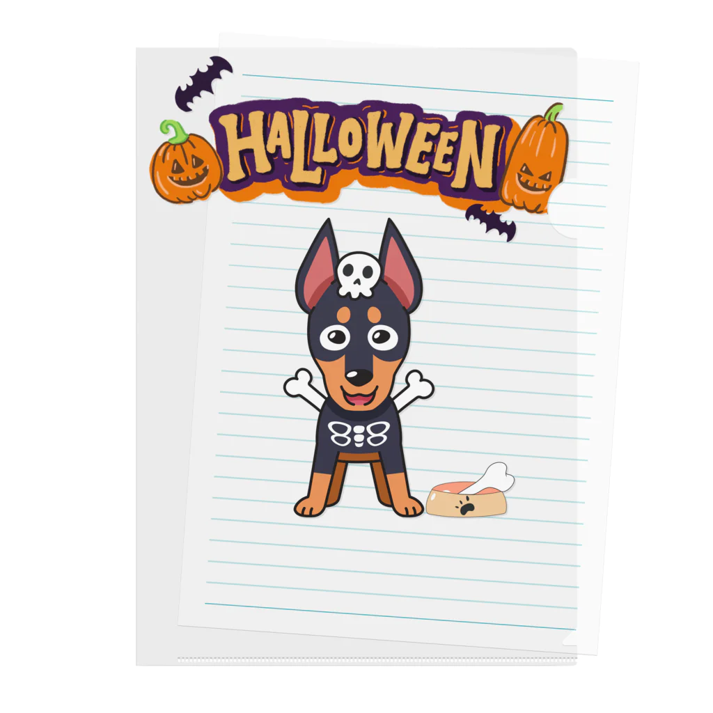 Sky00のハロウィンわんちゃんくん3 Clear File Folder