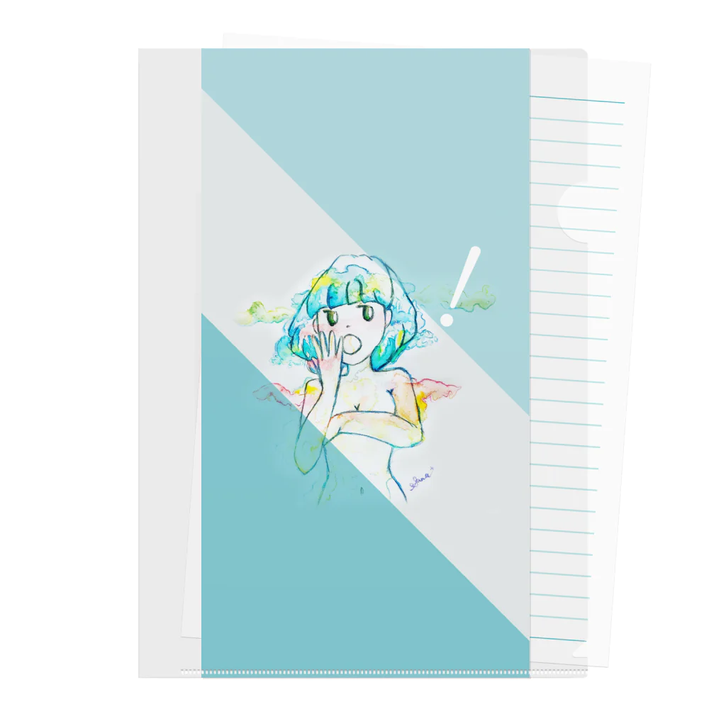 Sana Storeの記号姉妹　！ちゃん Clear File Folder