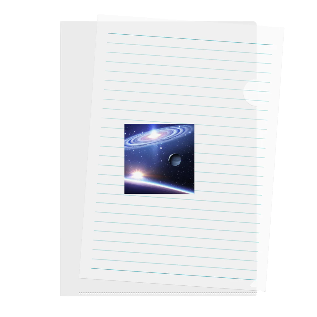 ぬんたくの宇宙銀河 Clear File Folder