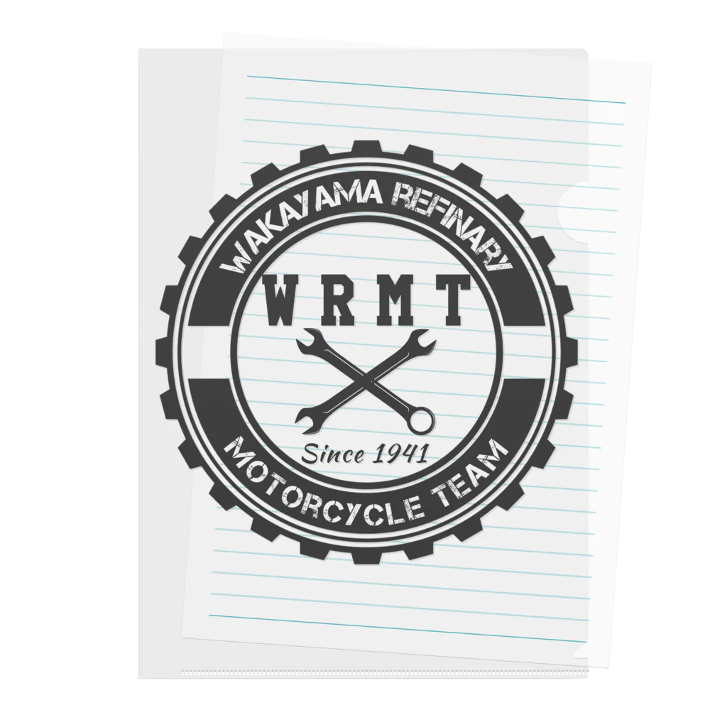 いちみるshopのWRMT BLACK LOGO Clear File Folder