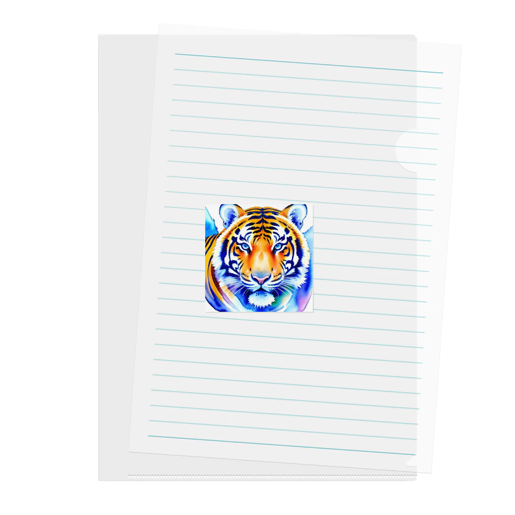 ZUKASAMAのワイルドな虎🐯 Clear File Folder