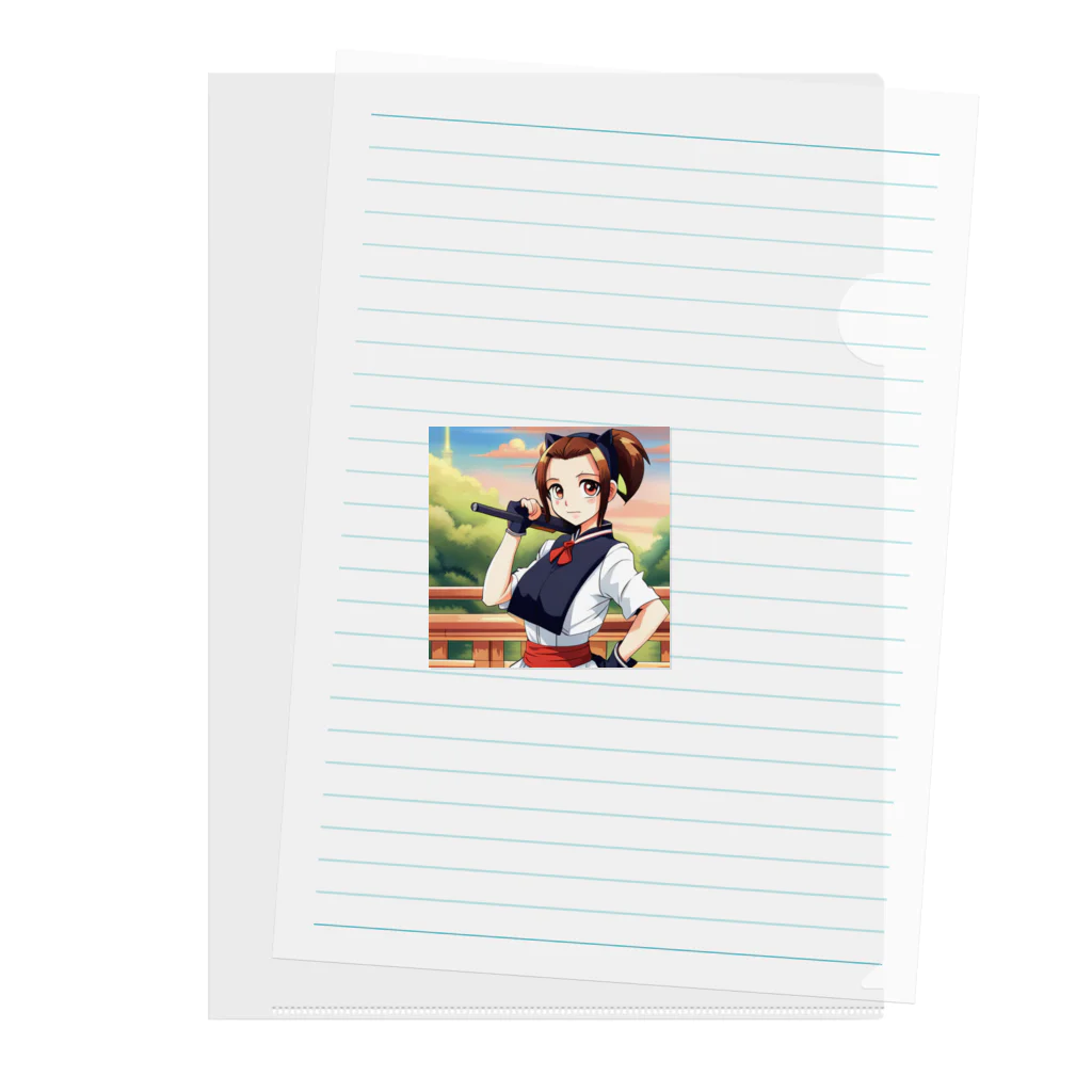 🎨デザイン宮殿🛍️の猫系美少女 Clear File Folder