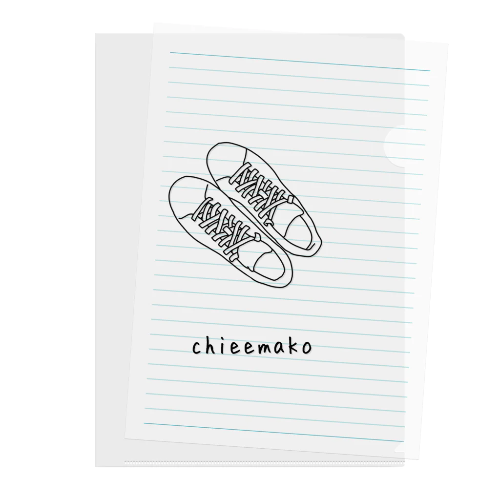 chieemakoのスニーカー Clear File Folder