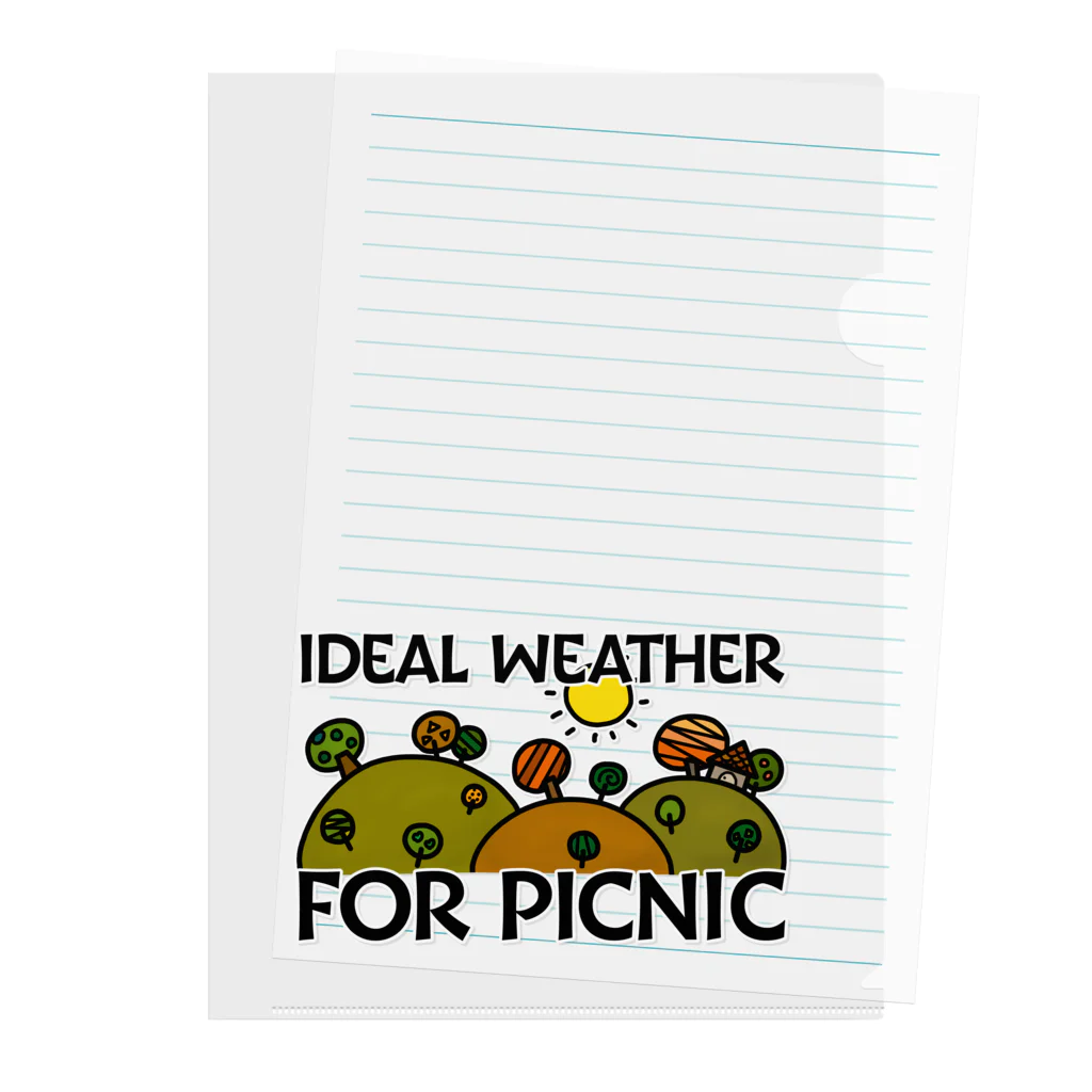 sari'sのIDEAL WEATHER FOR PICNIC/行楽日和 クリアファイル