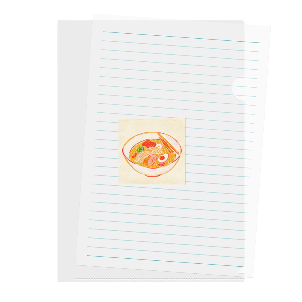 N氏のデザイン倉庫(Mr. N's Design Warehouse)の昭和のラーメン Clear File Folder