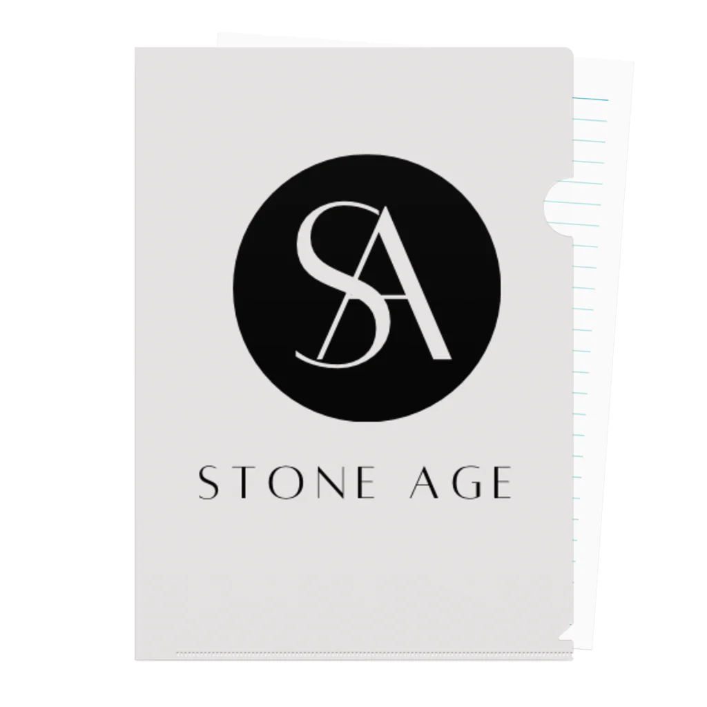 StoneAgeのStone Age のロゴ クリアファイル