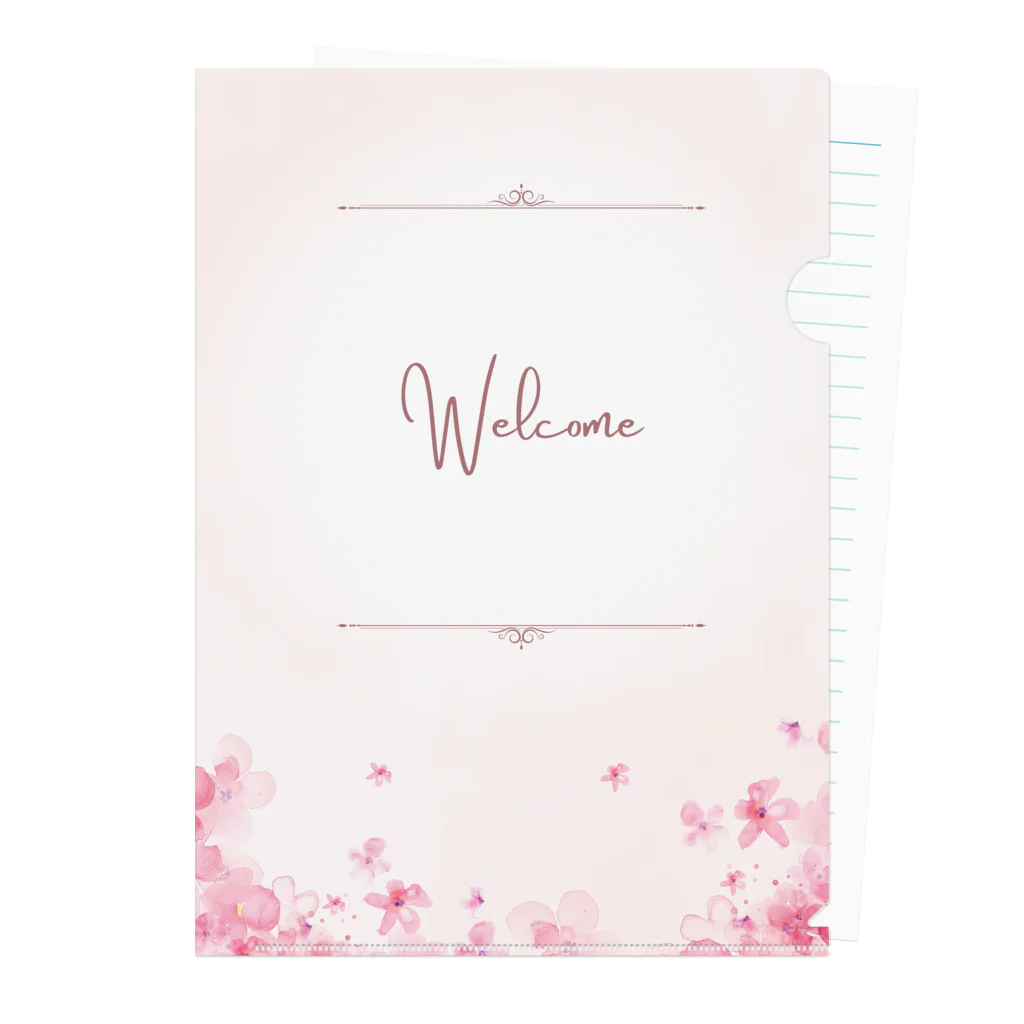 はるとのwelcomeグッズ Clear File Folder