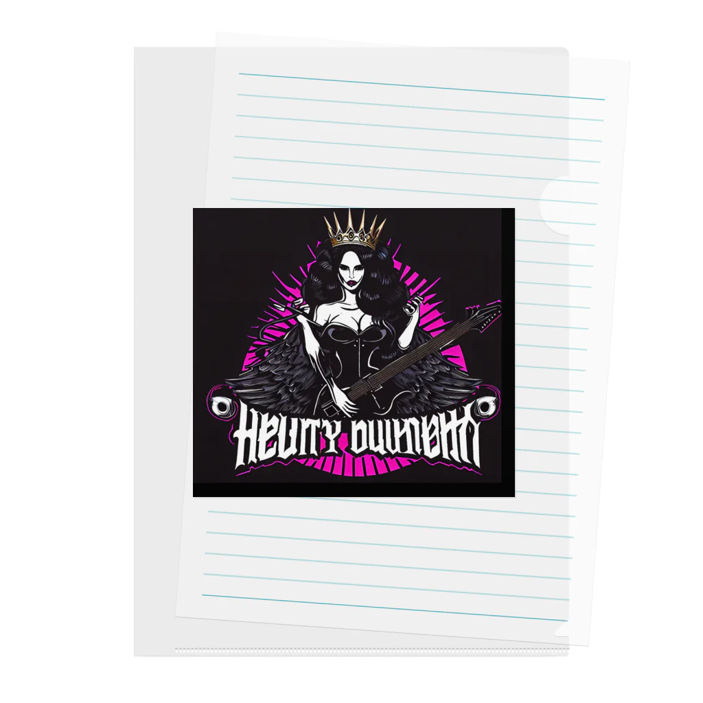 islandmoon13のHeavy Metal Queen　ヘヴィー・メタル Clear File Folder