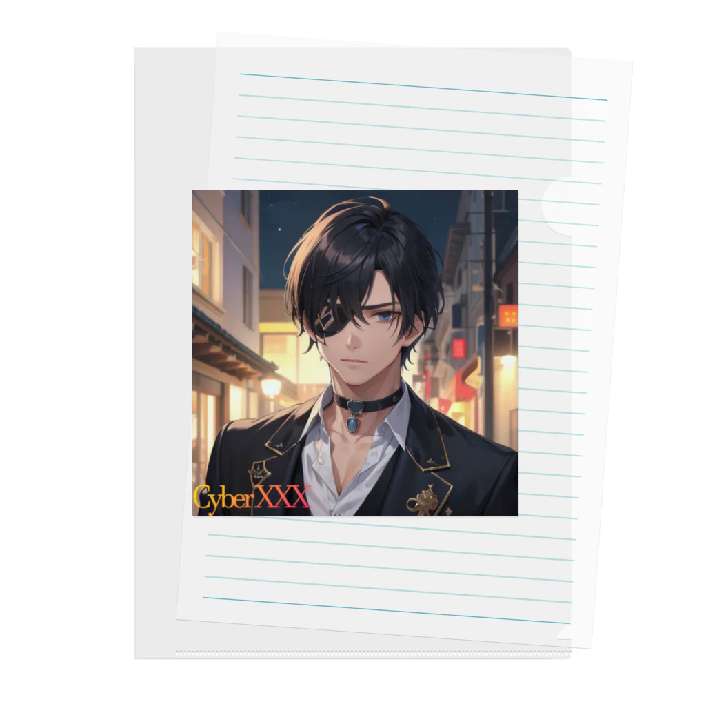 Cyber XXXの眼帯王子 Clear File Folder