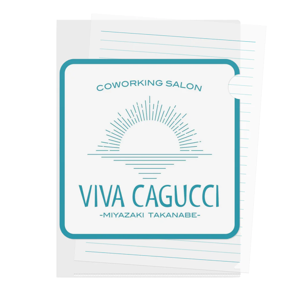 VIVA_CAGUCCIのVIVA CAGUCCI  ロゴ クリアファイル