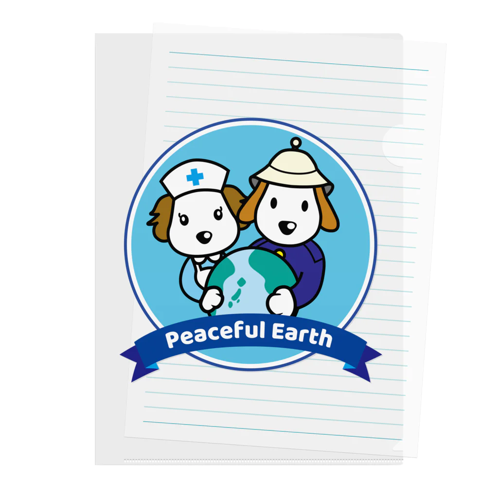 Link Creation online SHOPのPeaceful Earth Clear File Folder