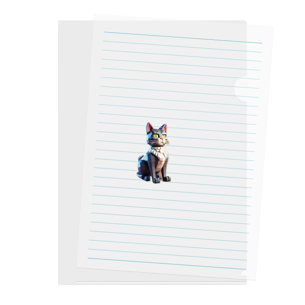 どどめの3D猫 Clear File Folder