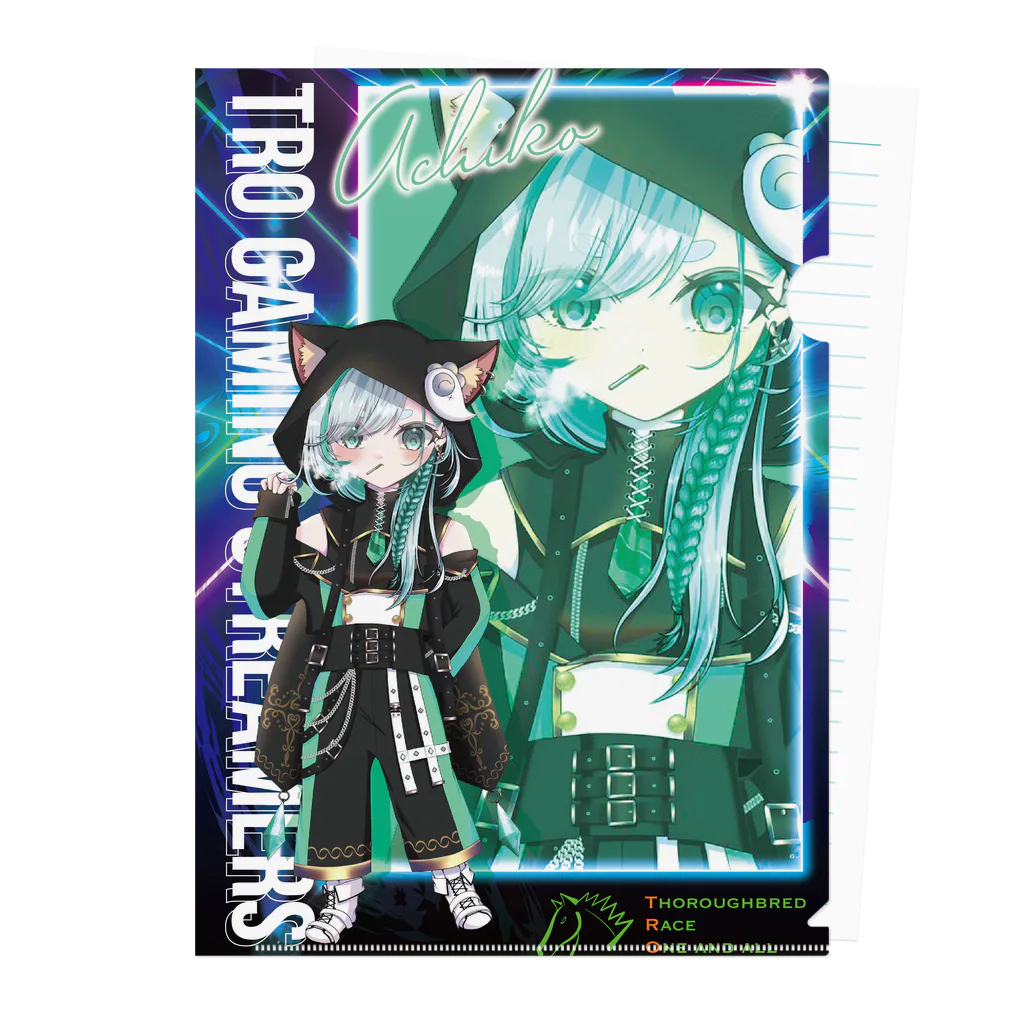 TRO gamingのSTREAMER　「あちこ。」 Clear File Folder