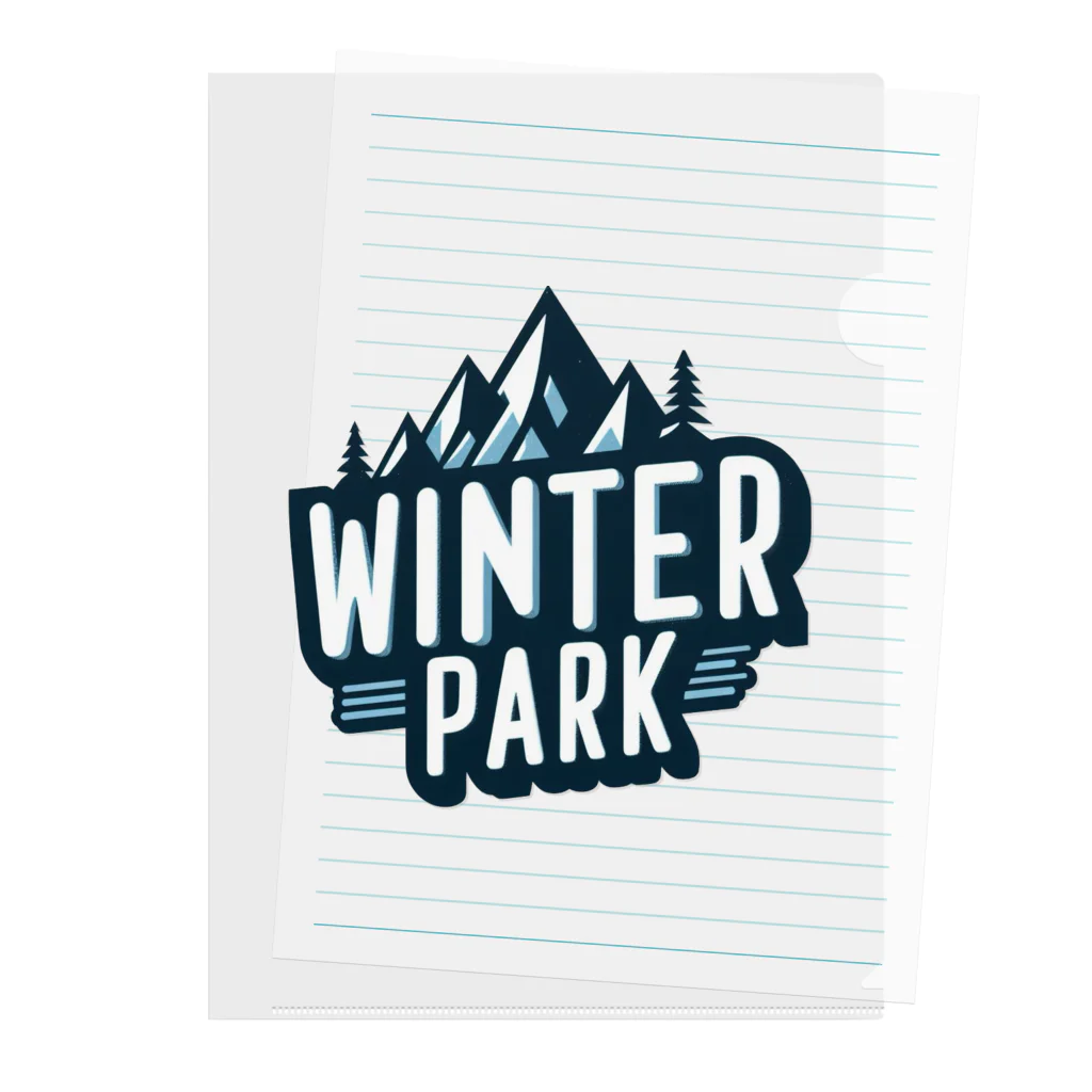 Lock-onの【WINTER PARK】VOL.03 クリアファイル