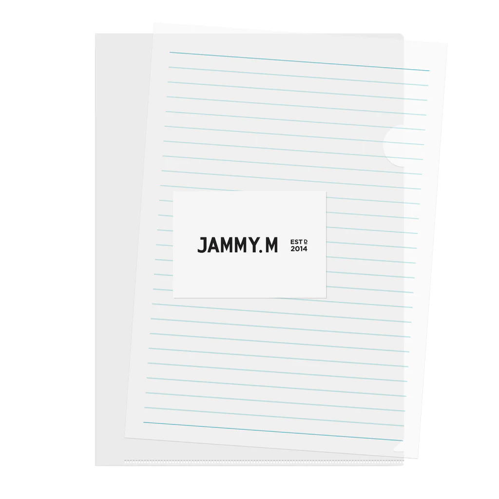 JAMMY.MのJAMMY.M ロゴ① Clear File Folder