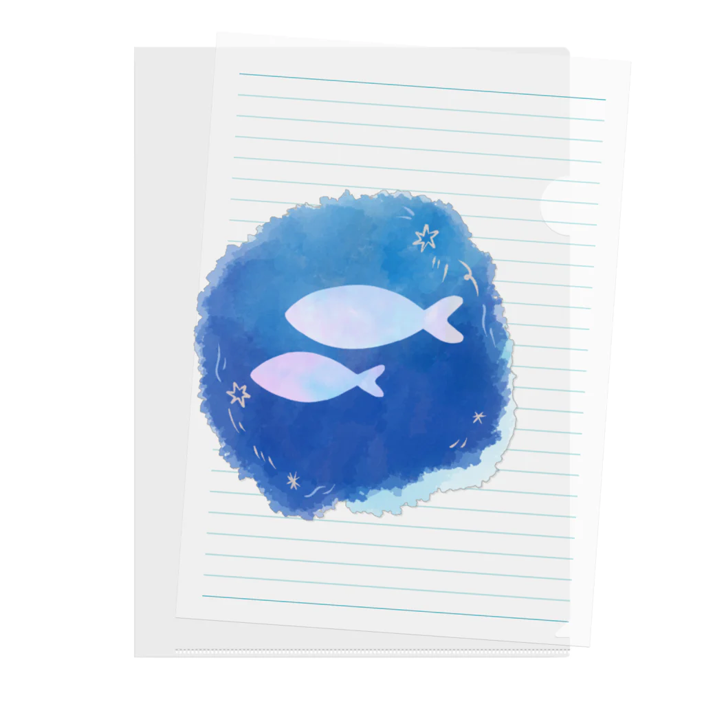 RabbitHouseの儚い魚 Clear File Folder