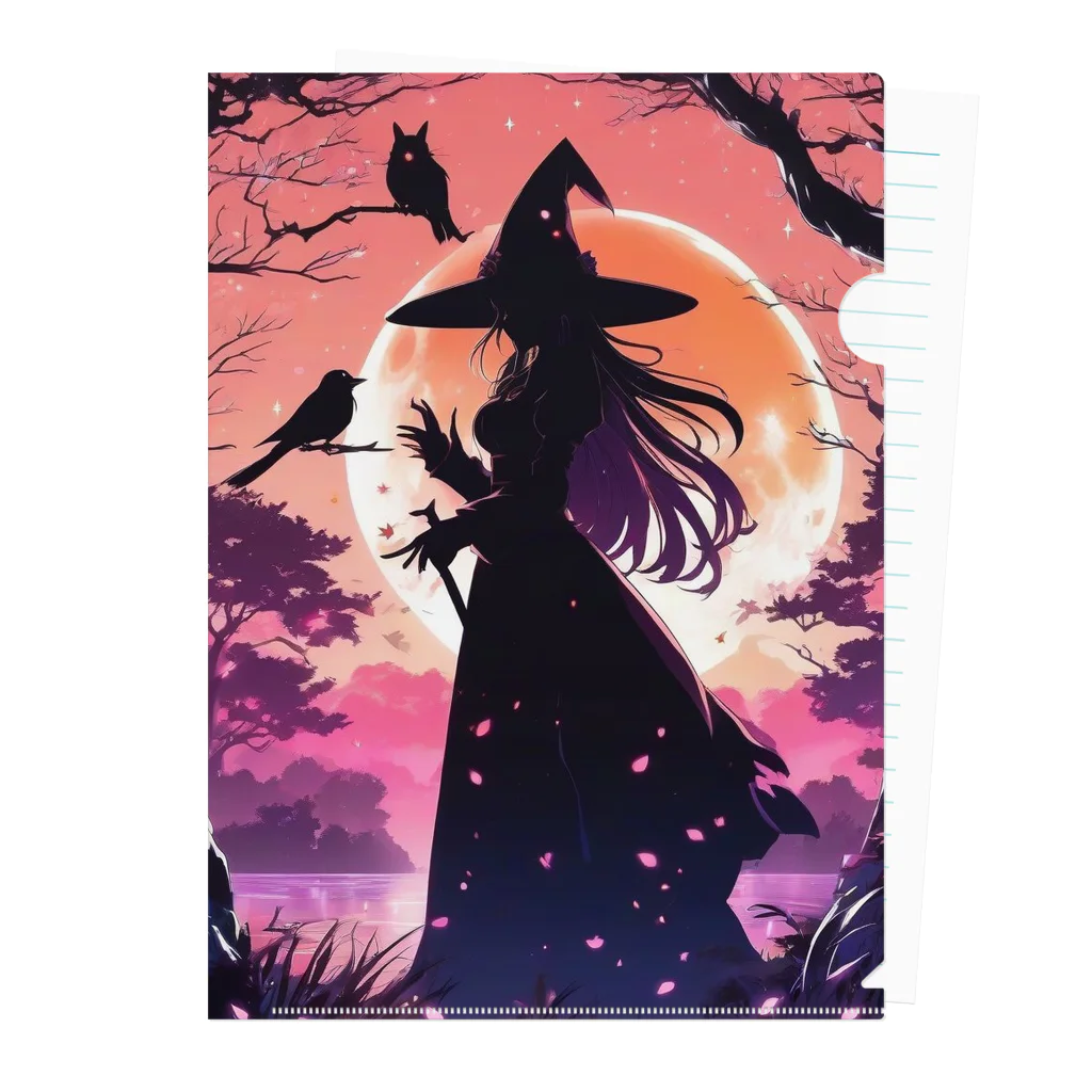 Velvet-trunkの魔女の月光浴 Clear File Folder