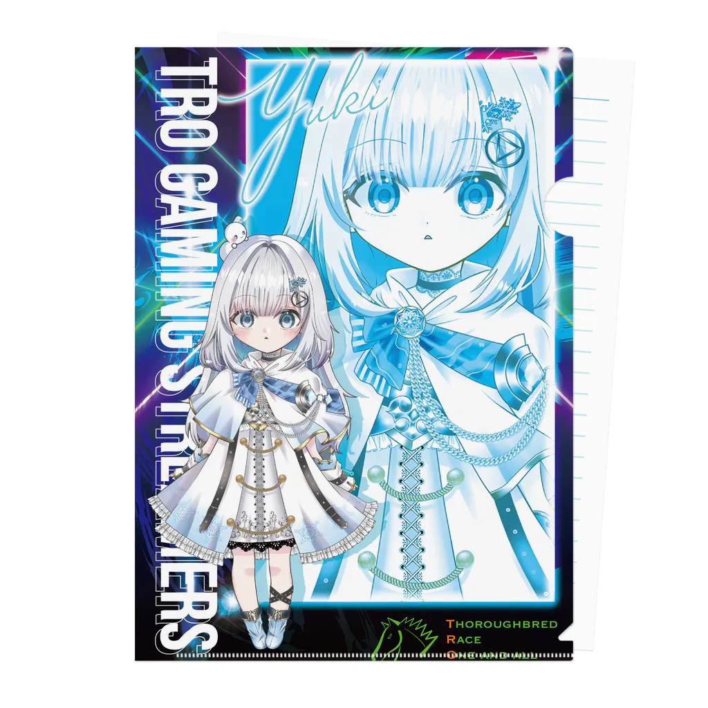 TRO gamingのSTREAMER　「もちたゆき」 Clear File Folder