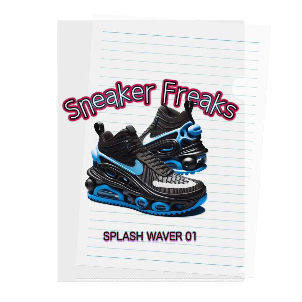 Lock-onの【Sneaker Freaks】Splash Waver 01 Clear File Folder