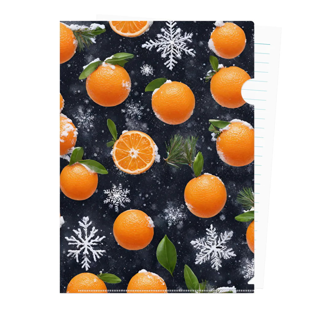 🛒A-Bショップ🛒の🍊蜜柑🍊 Clear File Folder