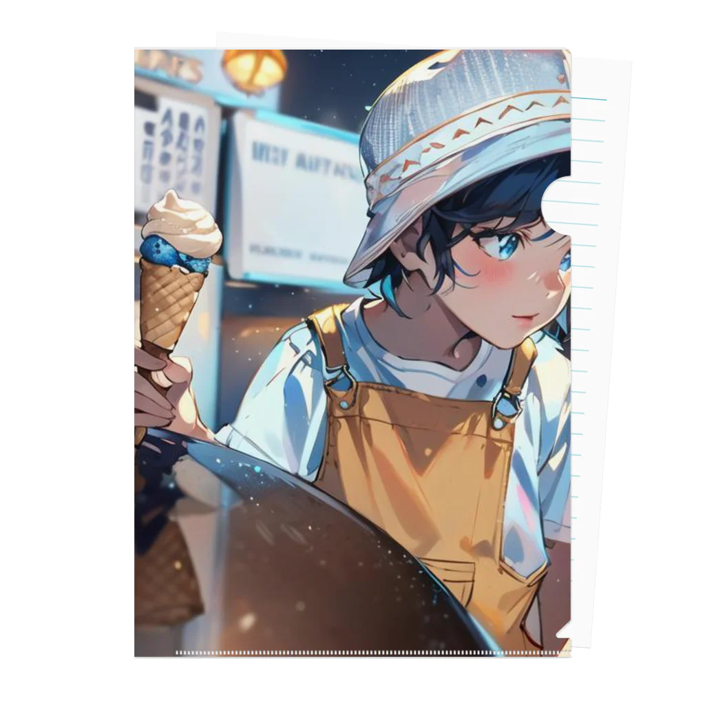 MATORAMIの男の子 Clear File Folder