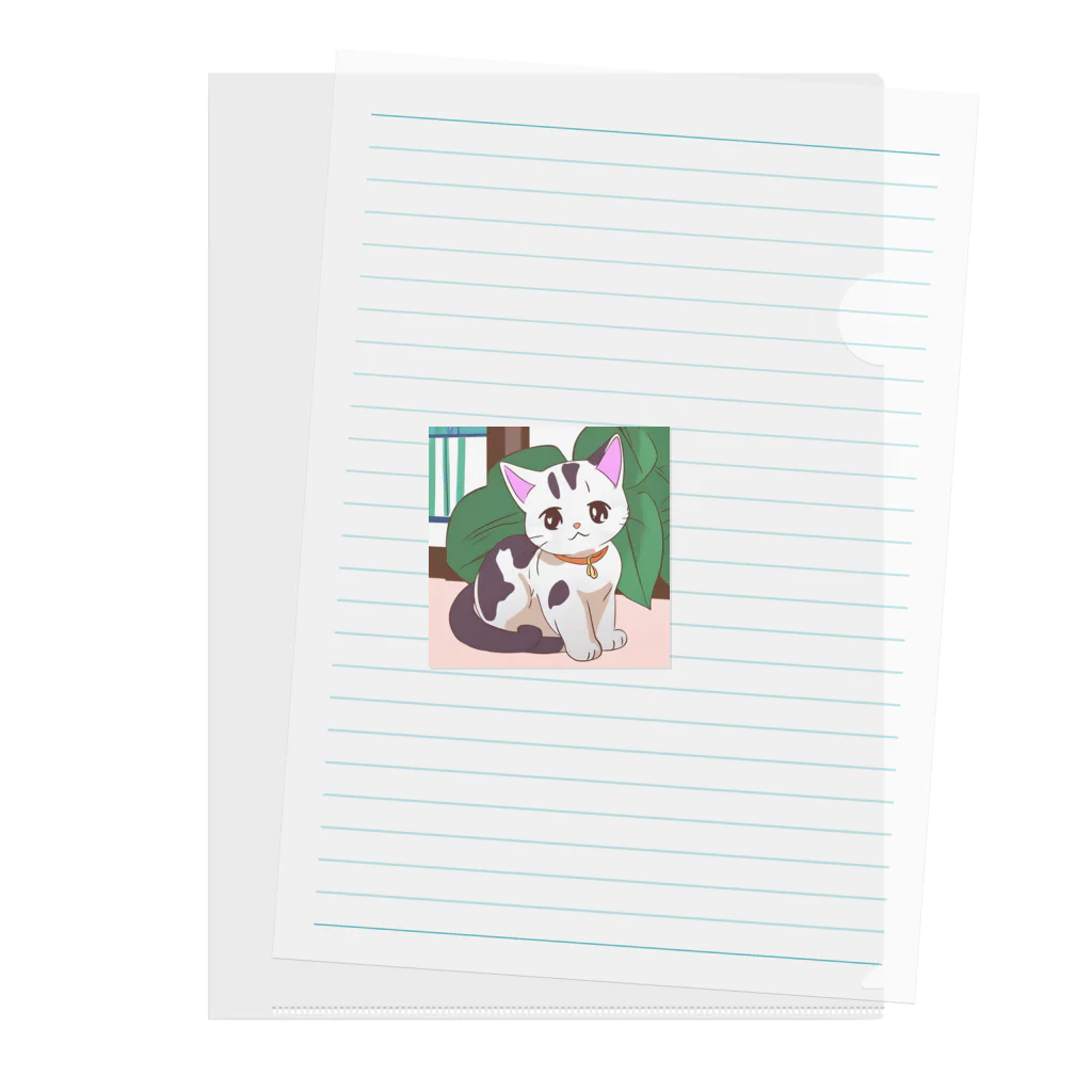 FortuneRiserのふわにゃんこ Clear File Folder