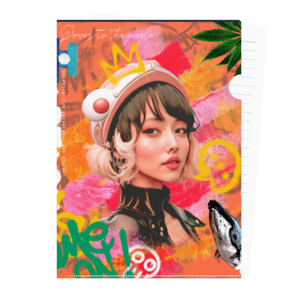 Souryuのアートクリアファイル Clear File Folder