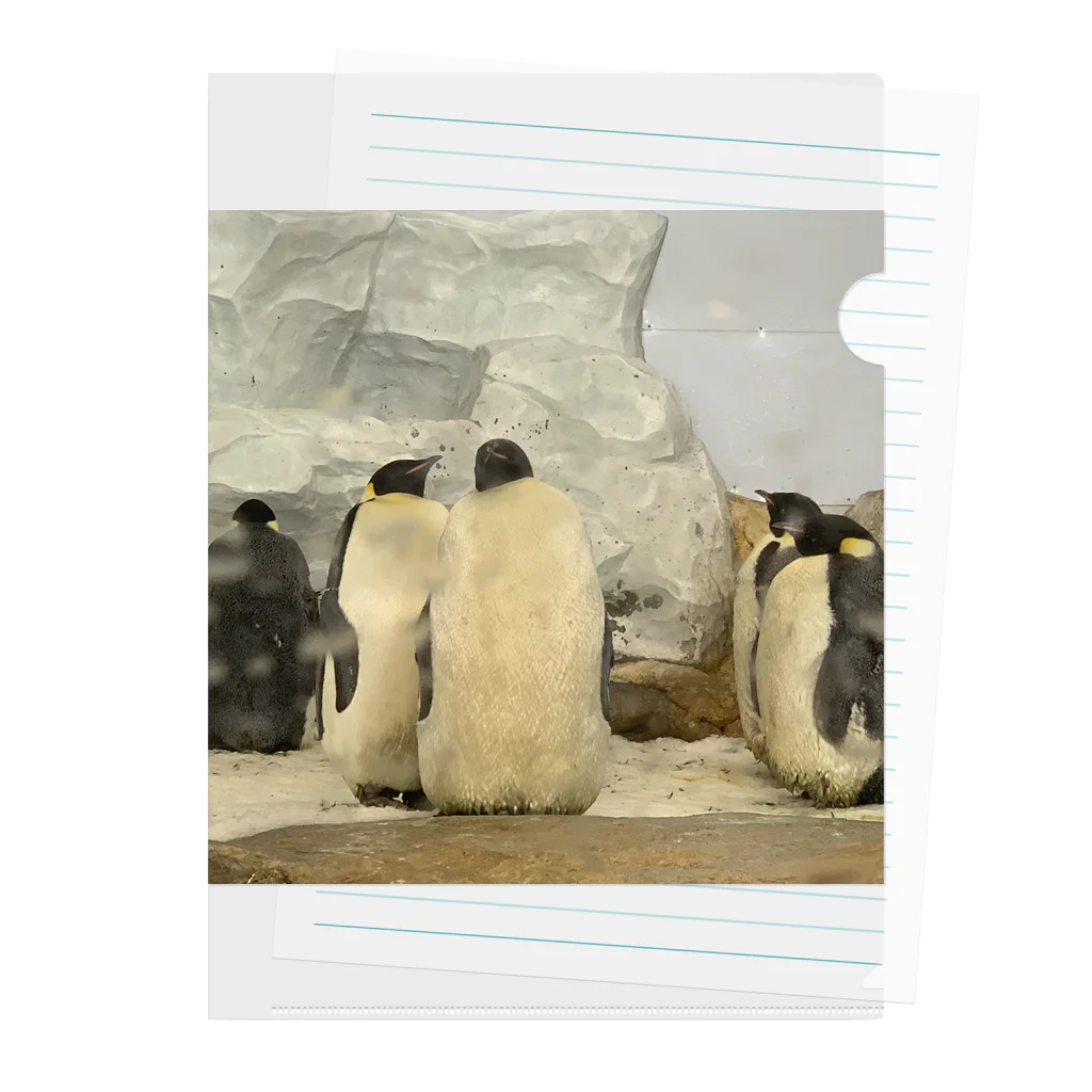 玉手箱のラブラブペンギン Clear File Folder
