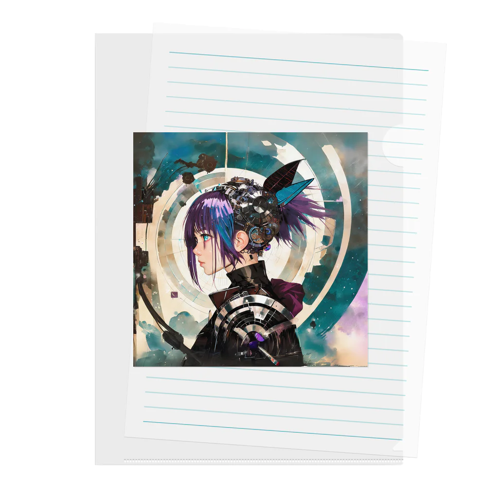 gurio318の少女レプリカント Clear File Folder