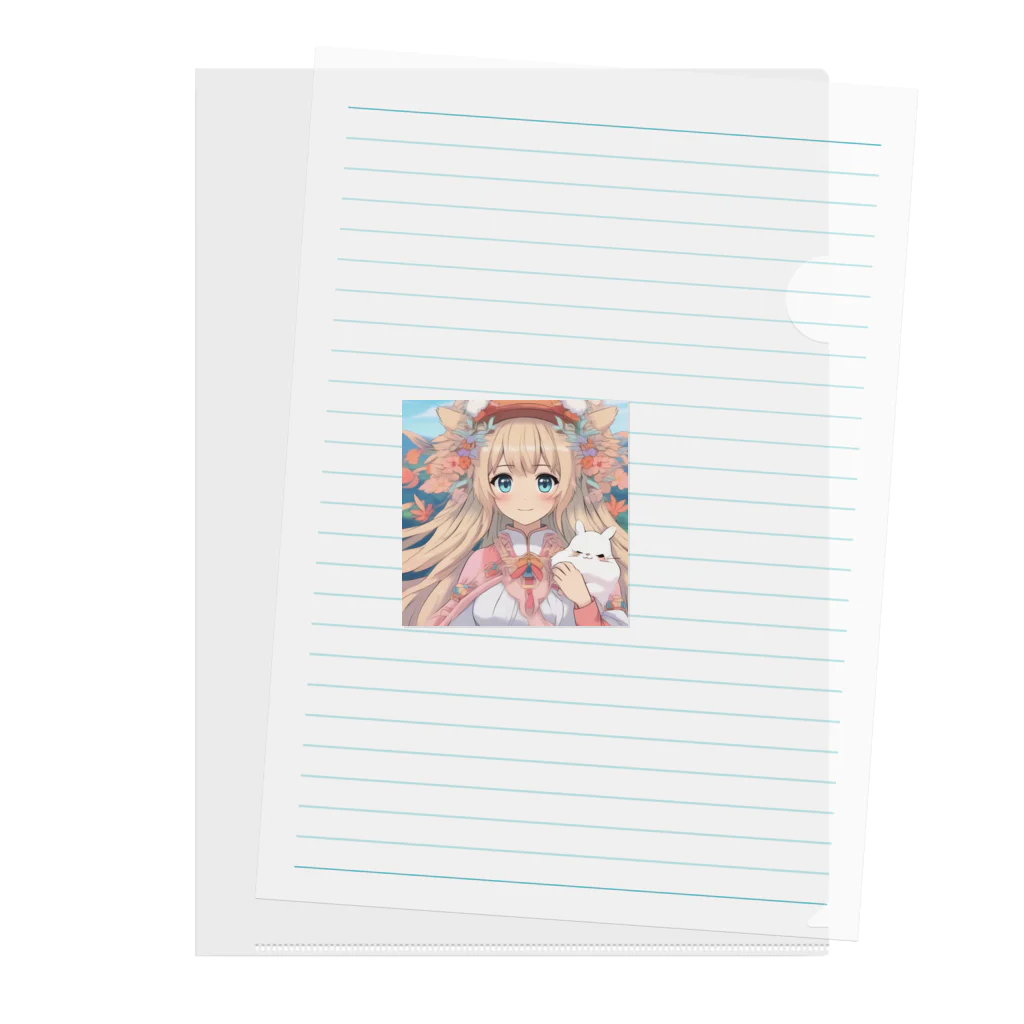 cameron2のほわほわガール Clear File Folder