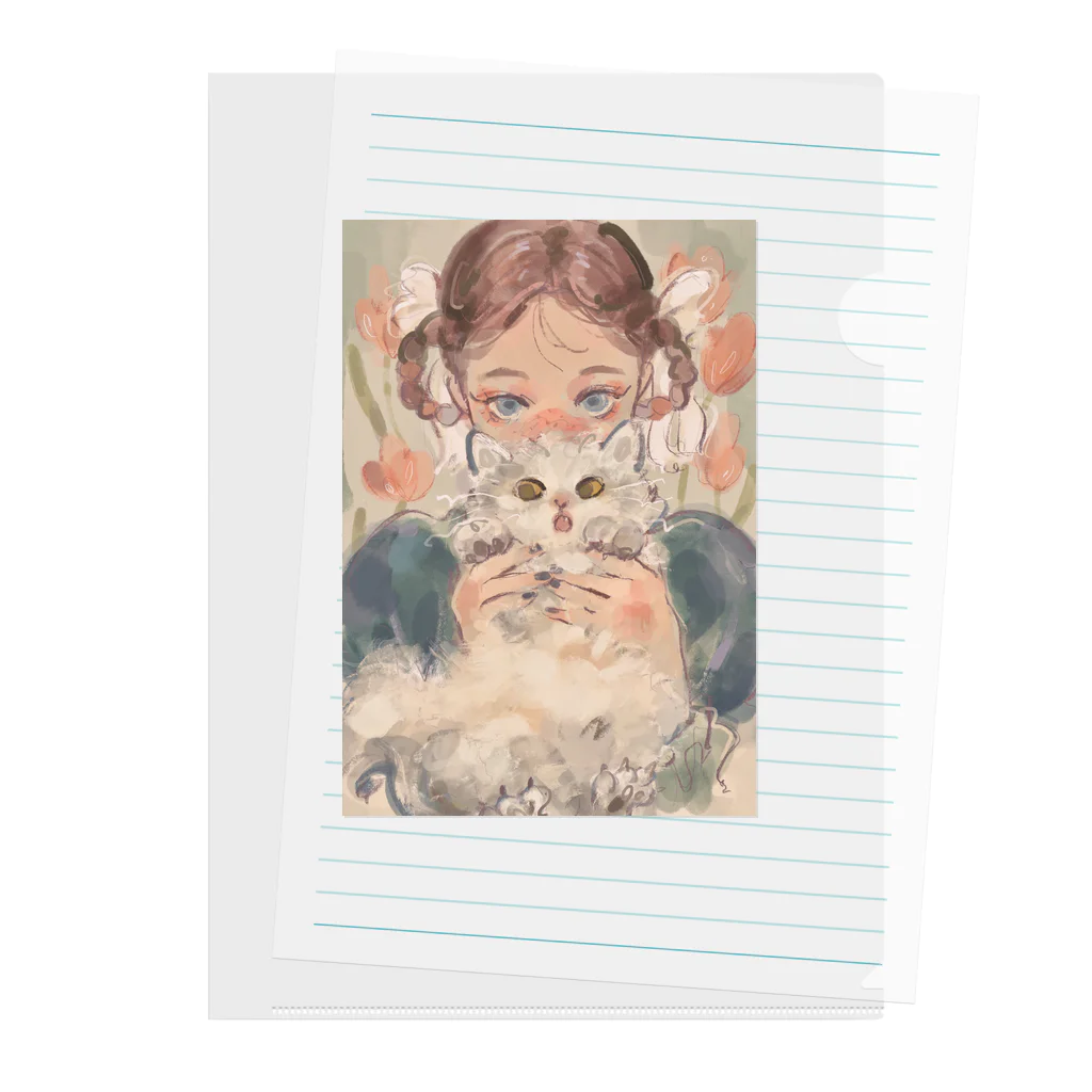 りんごあめのねこ吸い🐈 Clear File Folder