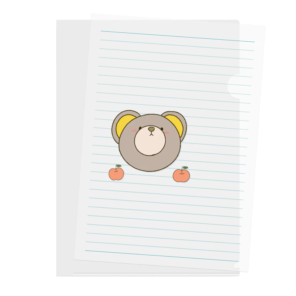 yutakaokaのゆるいくま Clear File Folder
