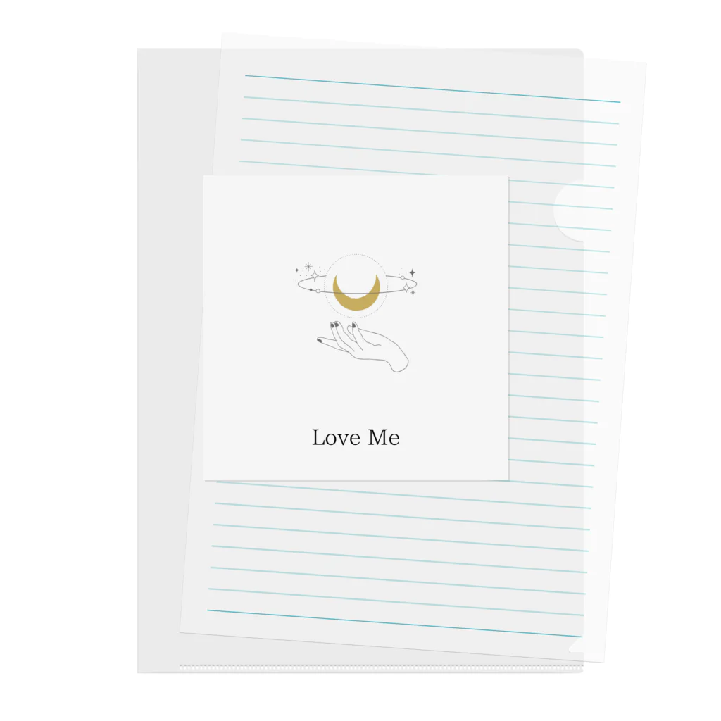 Love Me のLove Me 2024 Clear File Folder