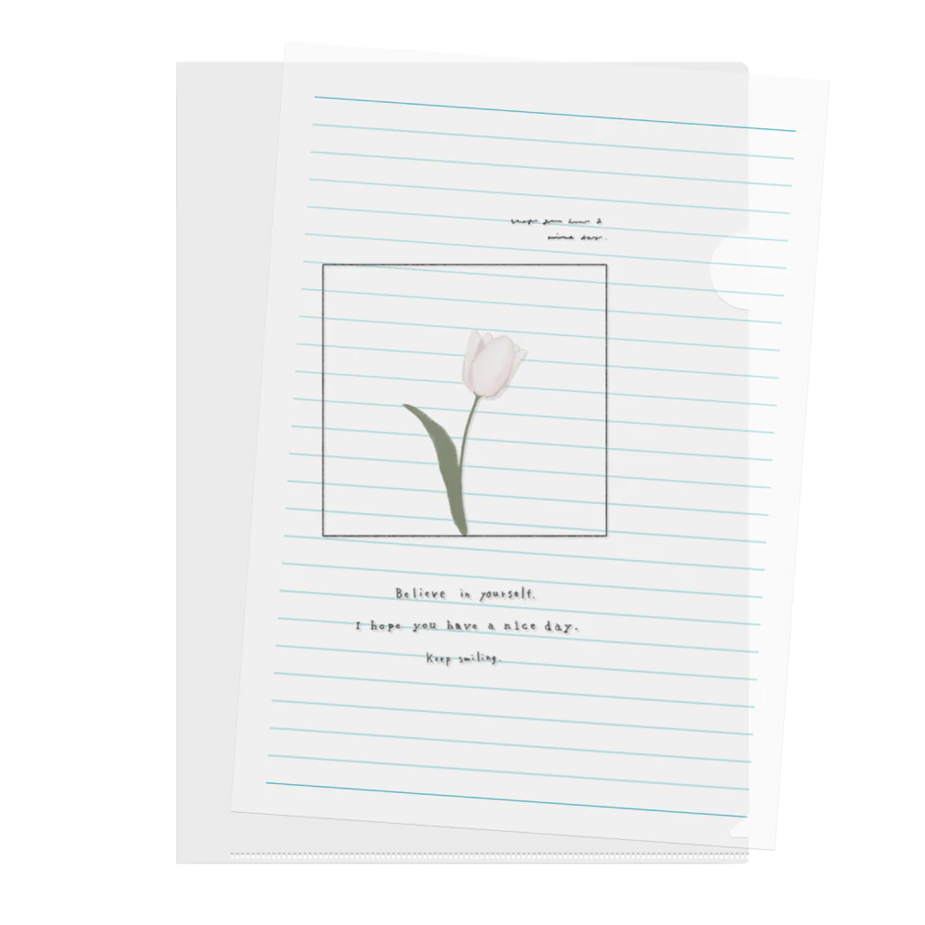 rilybiiのPowderpink tulip , Logoflame . Clear File Folder