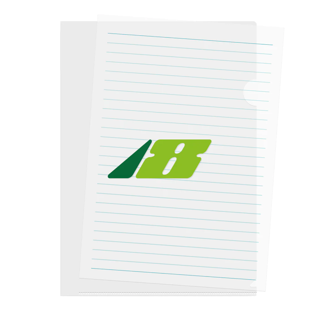 ワンエイトショップの起業18・ロゴGreen Clear File Folder