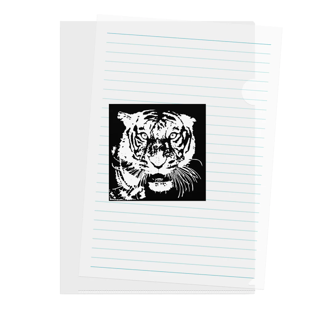 TIGER_LEEのブルース・リー先生 お気に入りの寅 🐯 Clear File Folder