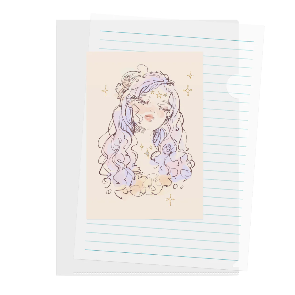 りんごあめのDreamy✨Girl Clear File Folder