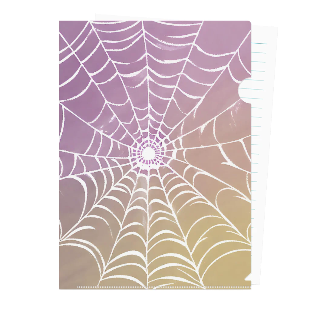 　Mtスペースの#蜘蛛の巣 Clear File Folder