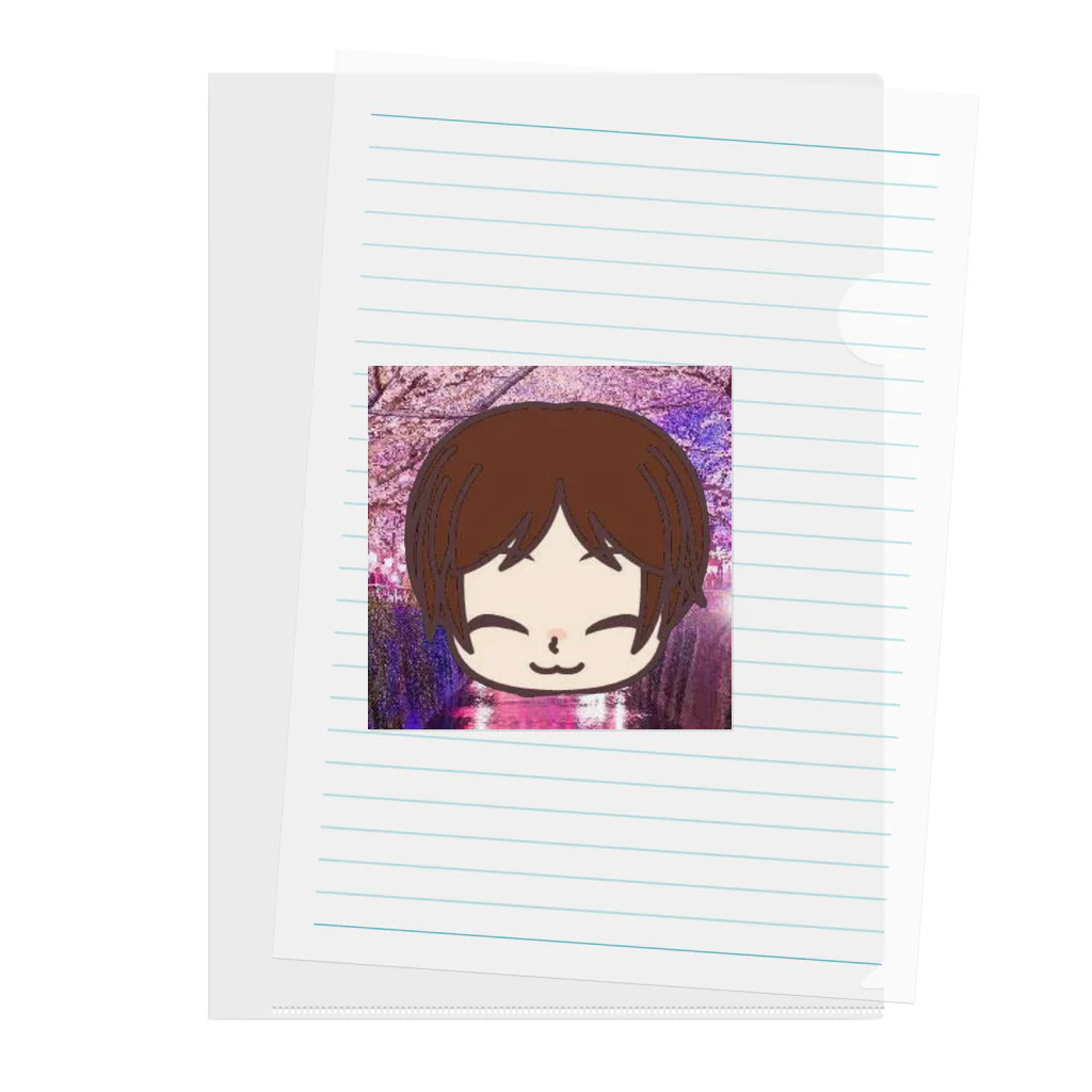 瀧さんショップのおかずちゃん似顔絵２ Clear File Folder