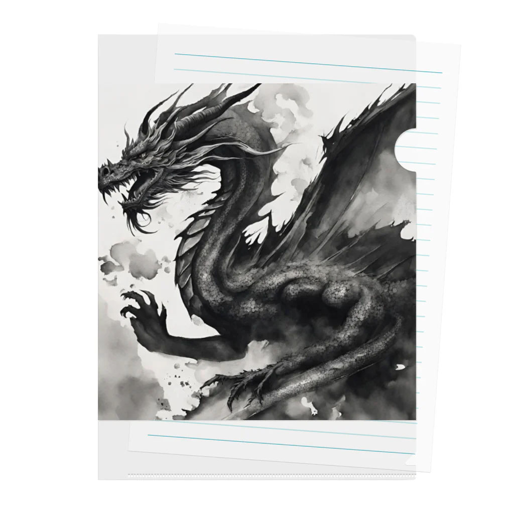 mi-on’s SHOPの辰(龍)グッズ Clear File Folder