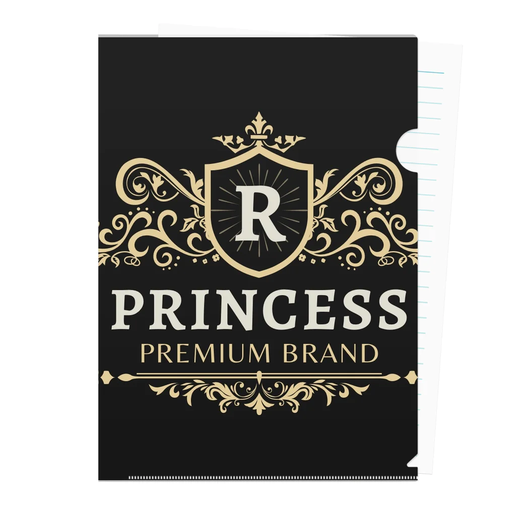 ROYAL Princessのゴージャスロゴブランド クリアファイル